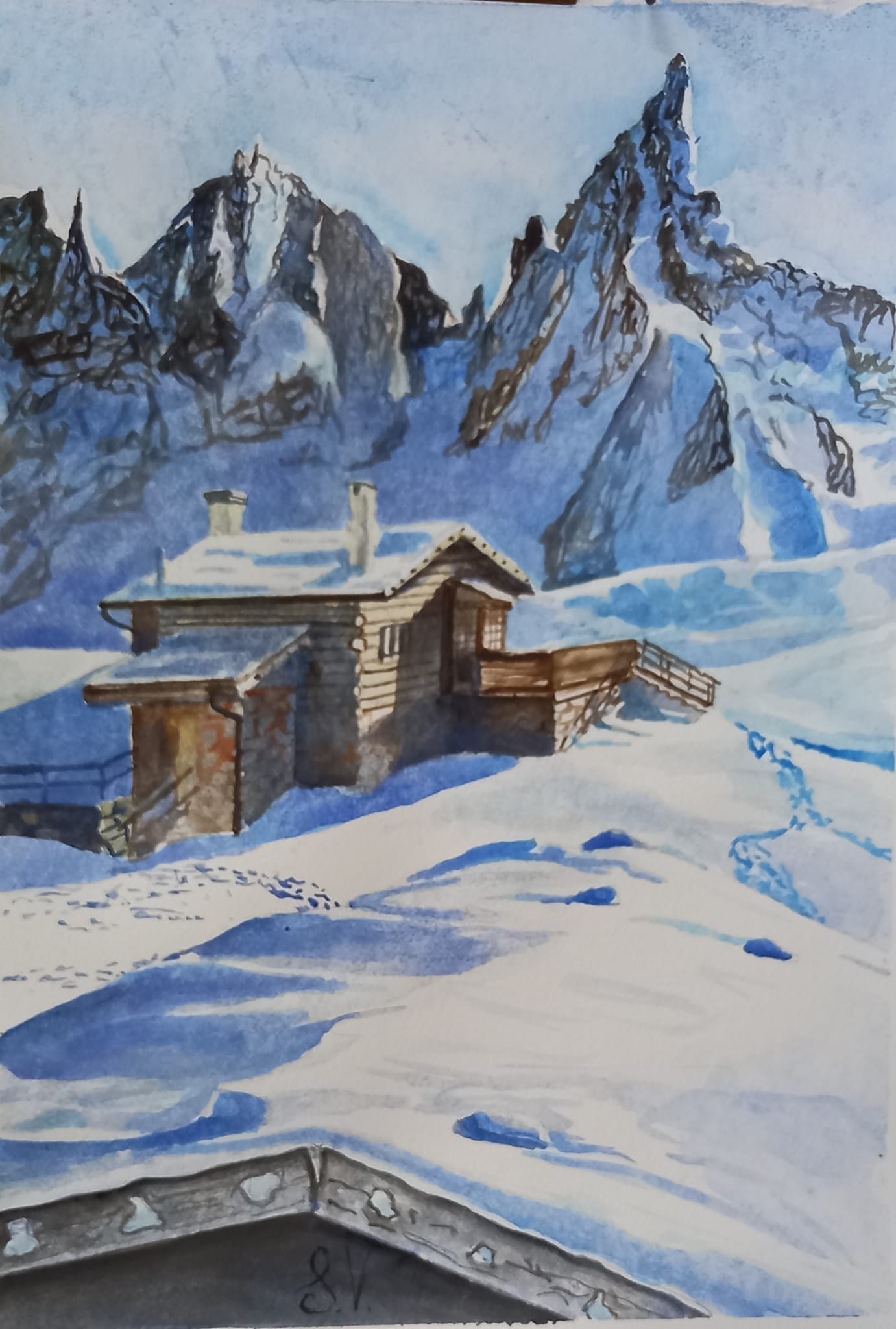 baita segantini acquarello